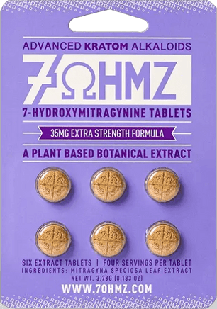 7OHMZ 35mg Extra Strength 6 Count - Kratom Hood