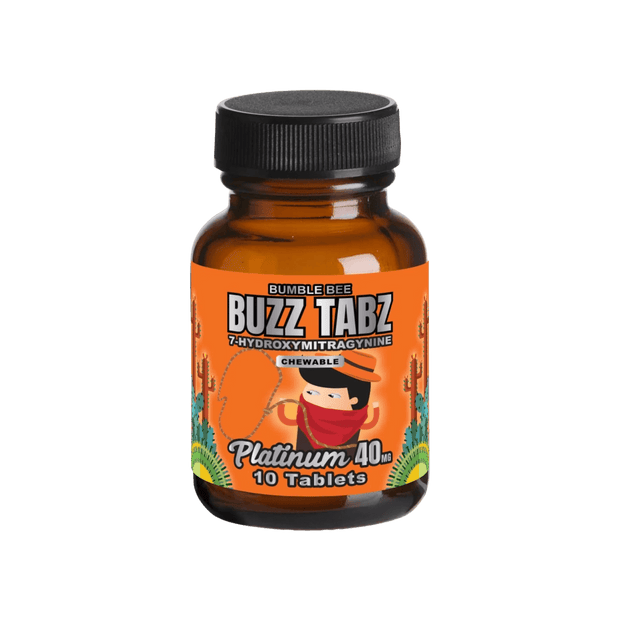 Bumblebee Buzz Tabz Platinum 40mg - Kratom Hood