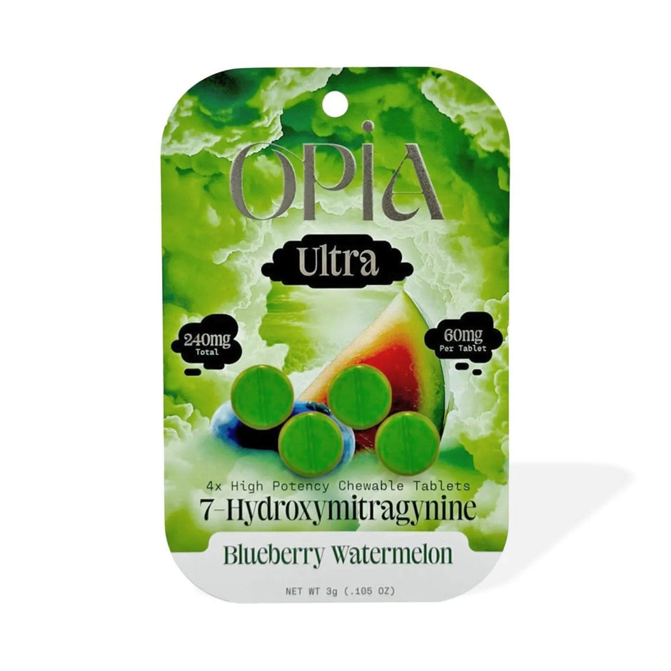 Opia Ultra 7 - Hydroxymitragynine Chewable Tablets 60MG (4 - Count) - Kratom Hood