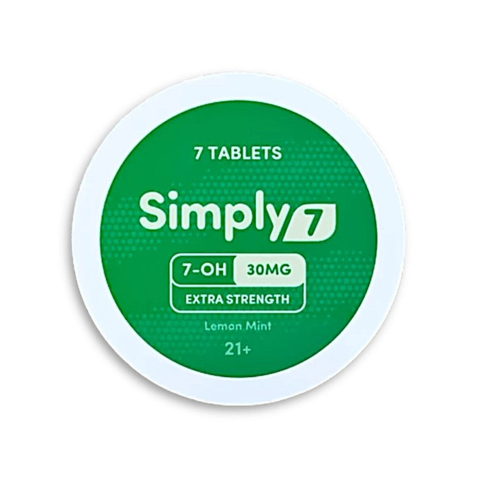 Simply7 7 - OH Extra Strength Tablets 30MG - Lemon Mint - Kratom Hood